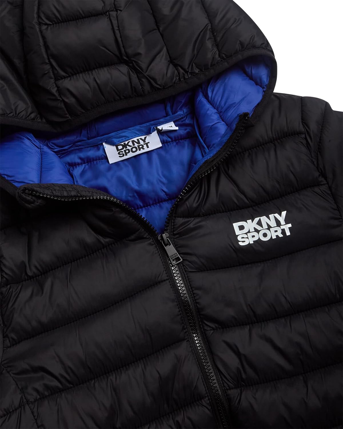 DKNY Boys Puffer Jacket - Midweight Insulated Wind Water Resistant Hooded Puffer Winter Coat - Quilted Winter Jacket for Boys - Image 4