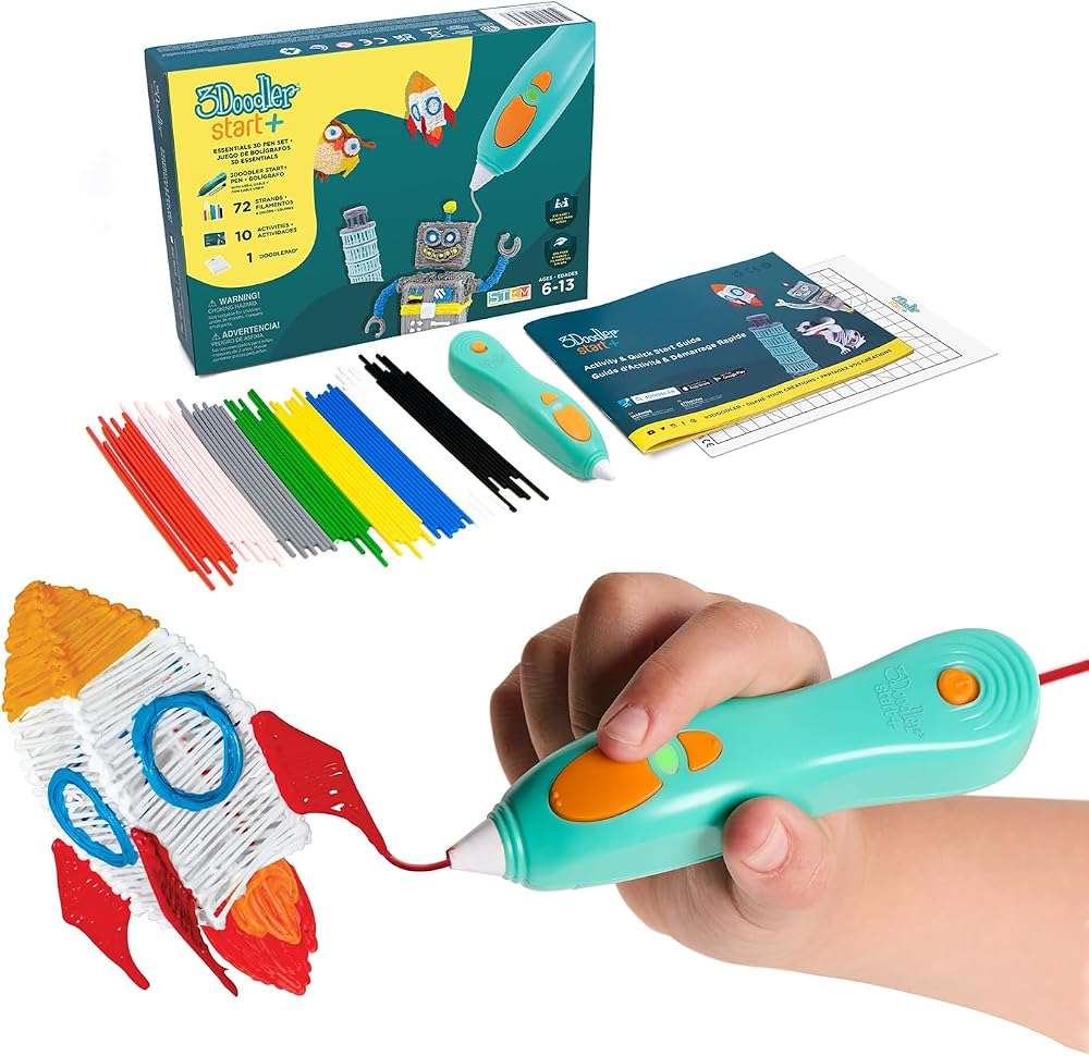 3Doodler Start+ Essentials 3D Pen Set for Kids