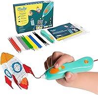 3Doodler Start+ Essentials 3D Pen for Kids Ages 6+ | Safe Child-Safe STEM Toy with Filaments & Stencils