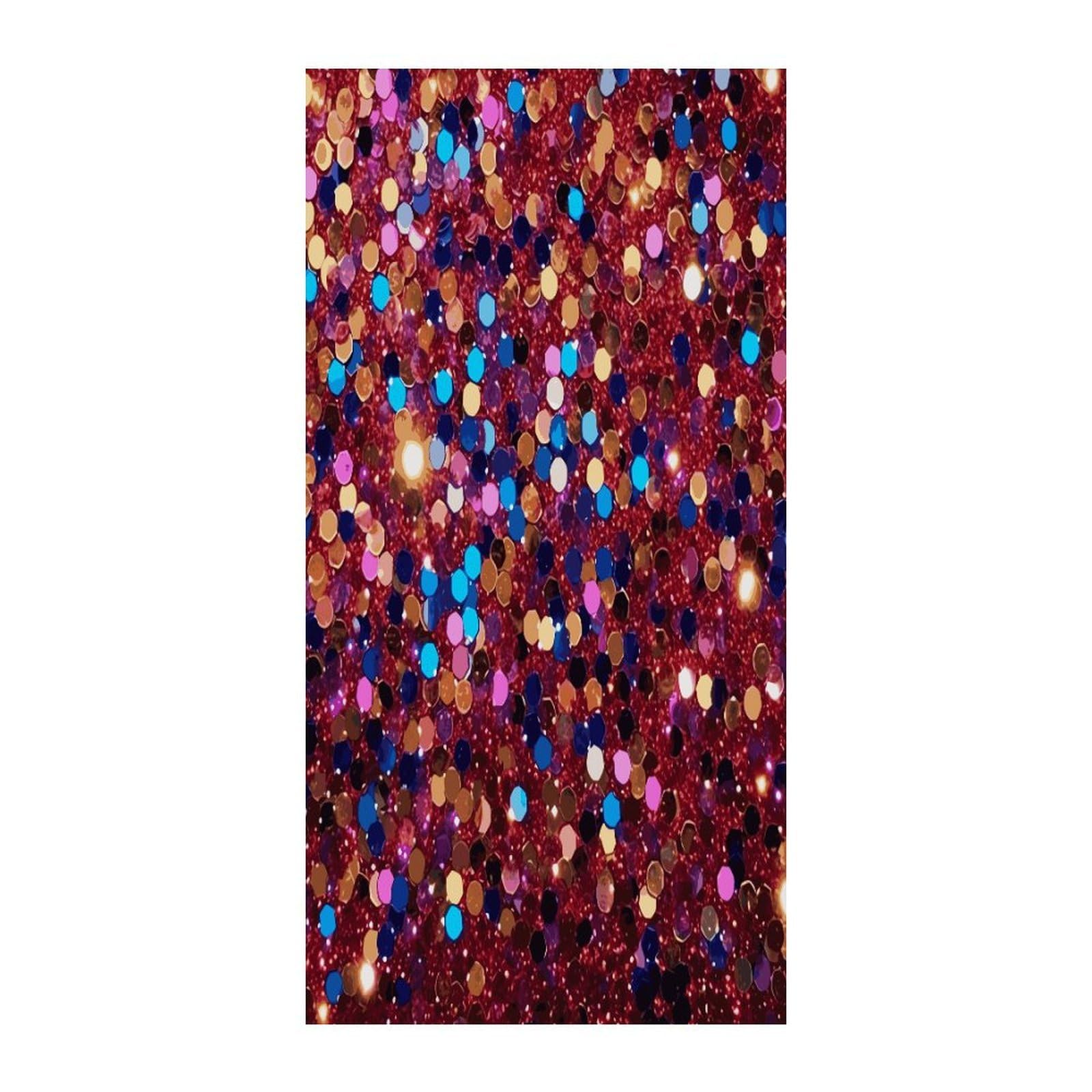 Fekiloot Style Glitter Pattern Door Curtain Room Divider Curtains