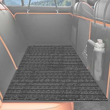 Dog Mat for Back Seat Extender, Non-slip Dogs Rug for Car Back Seat Cover with Hard Bottom, Waterproof Pet Protector Pad Fit Dog Hammock, Pet Backseat Cushion for Car, SUV, Truck. 51" x 24" L.