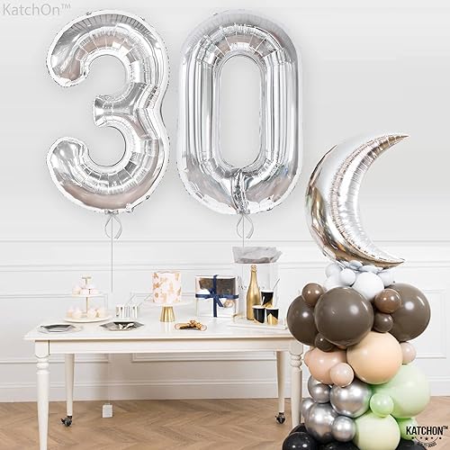 Miniatura 1595 de KatchOn, Globo dorado gigante del número 8 de 40 pulgadas, globo dorado del número 8 para decoraciones de cumpleaños de 8 años para niñas