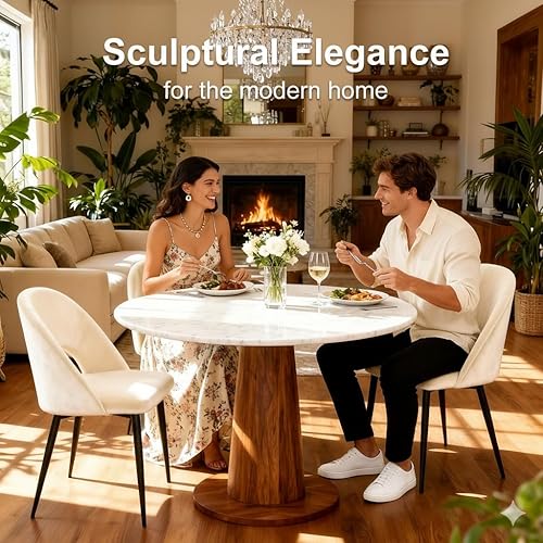Miniatura 3 de Juego de 4 sillas de comedor, sillas de comedor tapizadas de terciopelo de madera, silla de cocina moderna minimalista con respaldo curvado