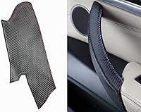 Vista 10 de M Performance X5 - Funda de cuero para manija de puerta, M Sport Trim para X5 y X6 E70 E71, accesorio de ajuste M5 para SUV B.M.W, se adapta a