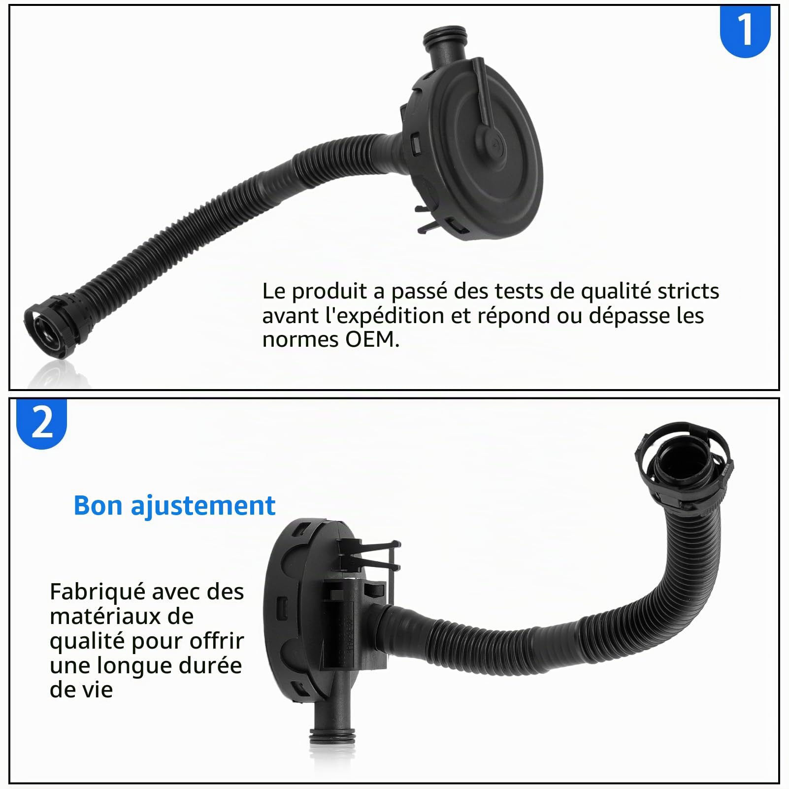 03e103201c Valve de Respiration de Ventilation pour Polo 9n Polo 6r, Valve Respiratoire pour Cordoba 6l Ibiza 6j Toledo Fabia 6y Rapid Roomster