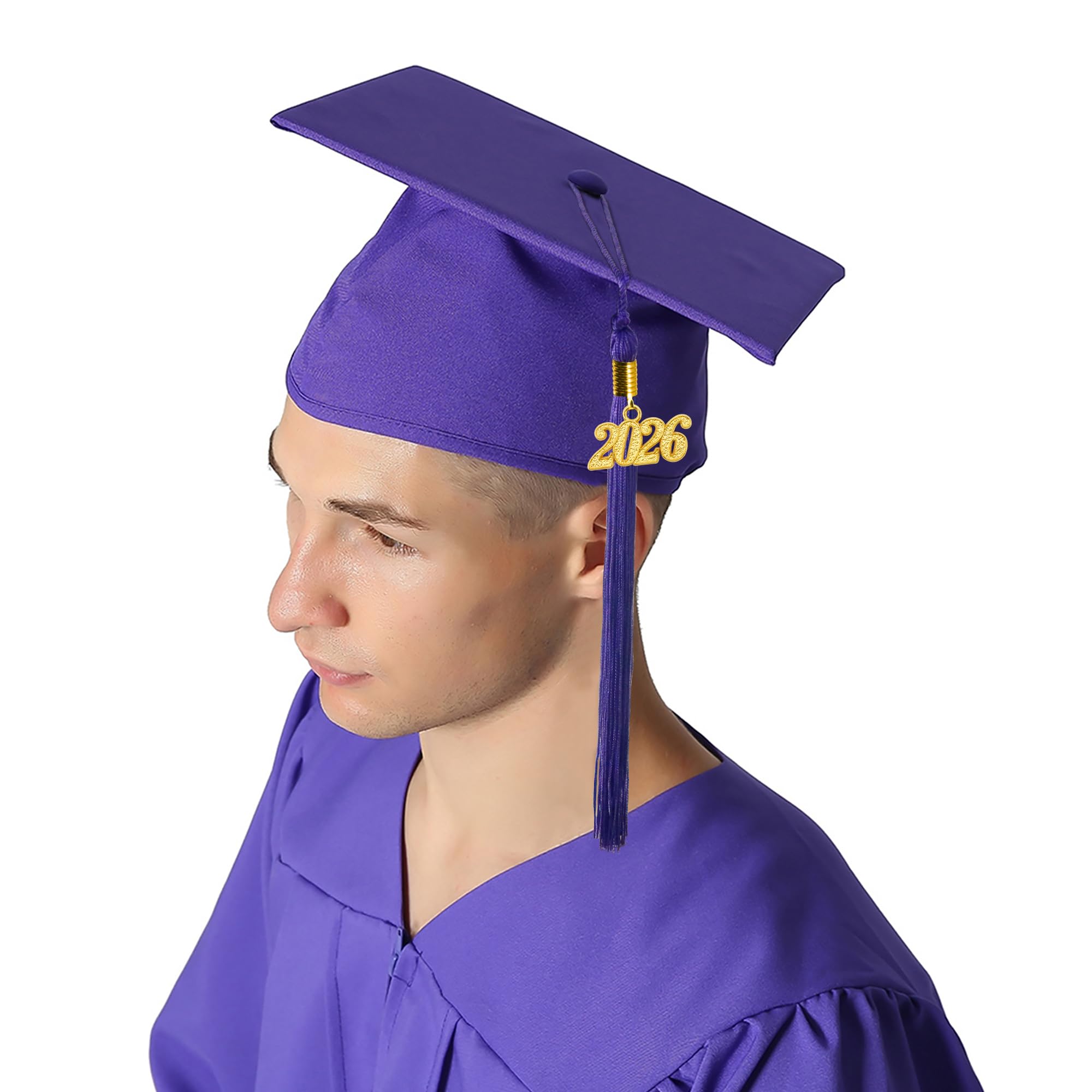 Snapklik.com : GraduationMall Matte Graduation Gown Cap Tassel Set 2026 ...
