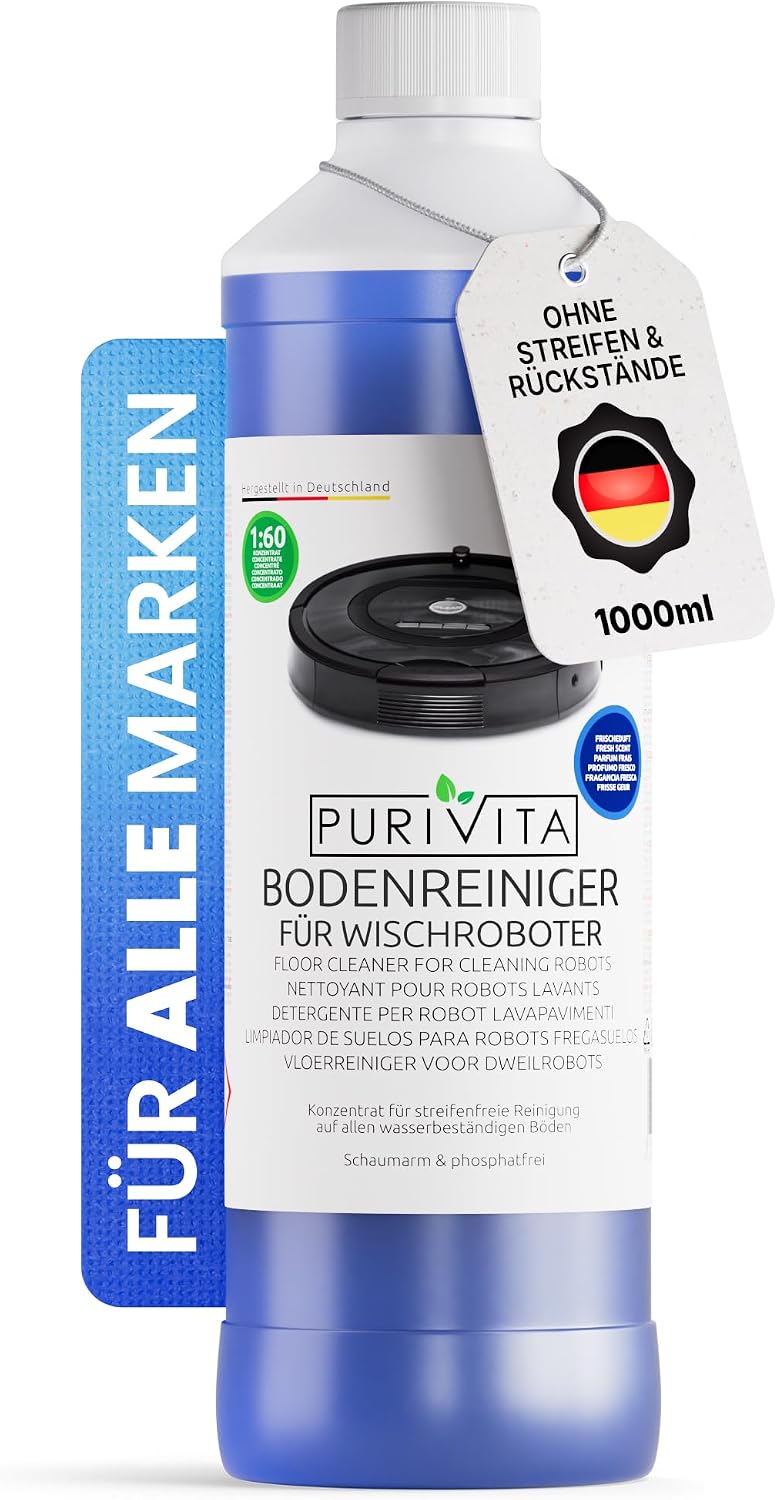 Purivita floor cleaner concentrate for robot mops, 1 L