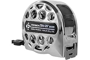 Cinta métrica de acero inoxidable, cinta métrica de 25 pies, regla retráctil,...