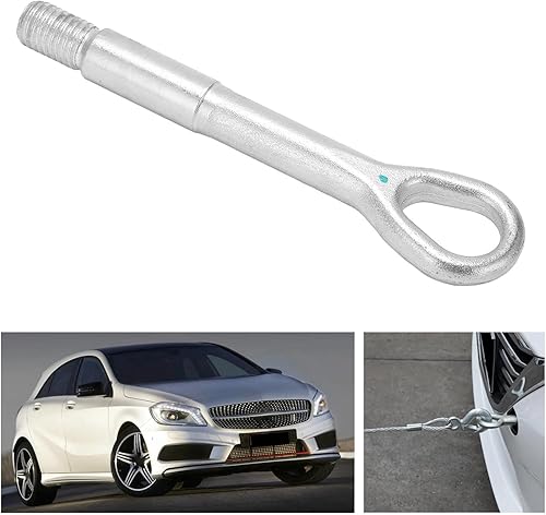 Miniatura 3 de Anillo de remolque de parachoques delantero de aleación de acero Reemplazo de tornillo de gancho de remolque para Benz CL (216) 2006-2014 Gancho de