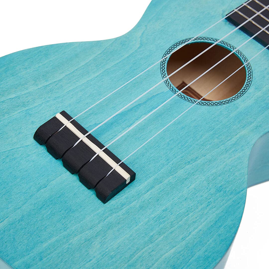 Mahalo Concert Ukulele, Blue-Aqua Blue (ML2AB) - Image 7
