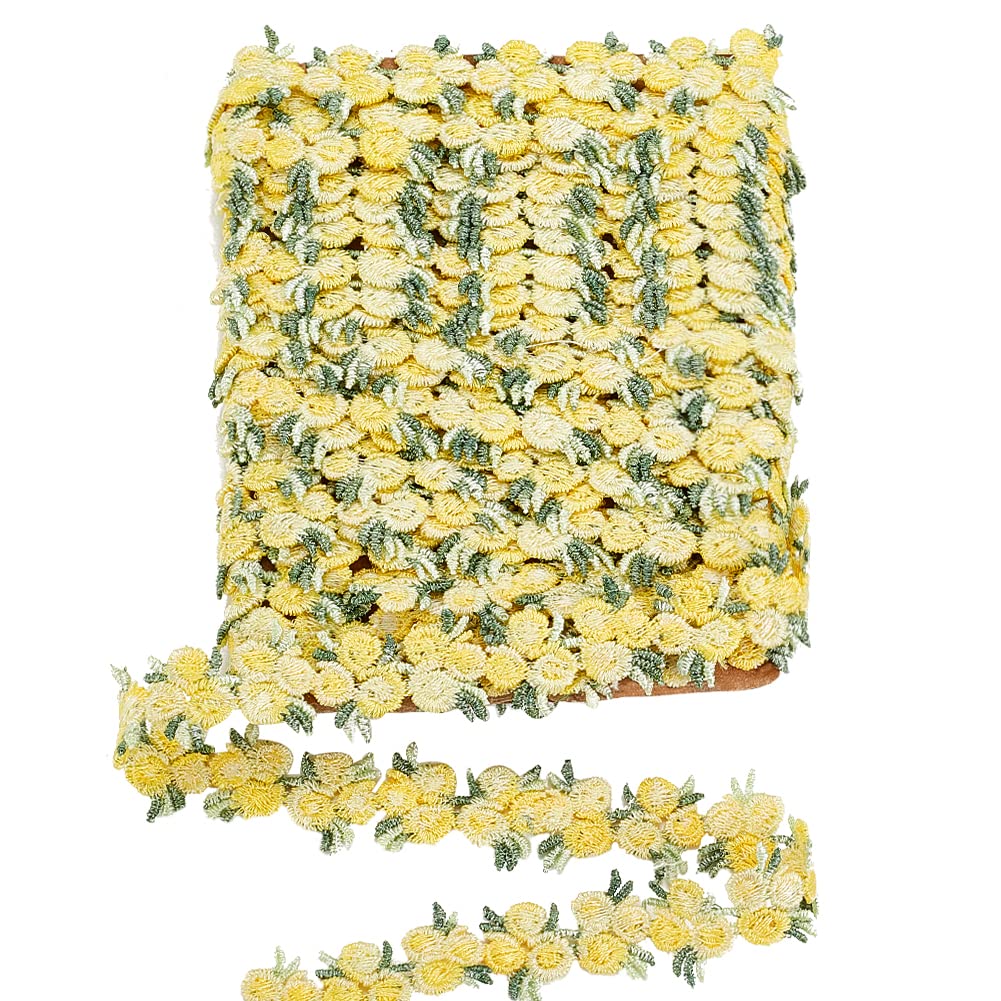 Amazon.co.jp: PH PandaHall 手芸ブレード 刺繍 花柄 レースリボン 