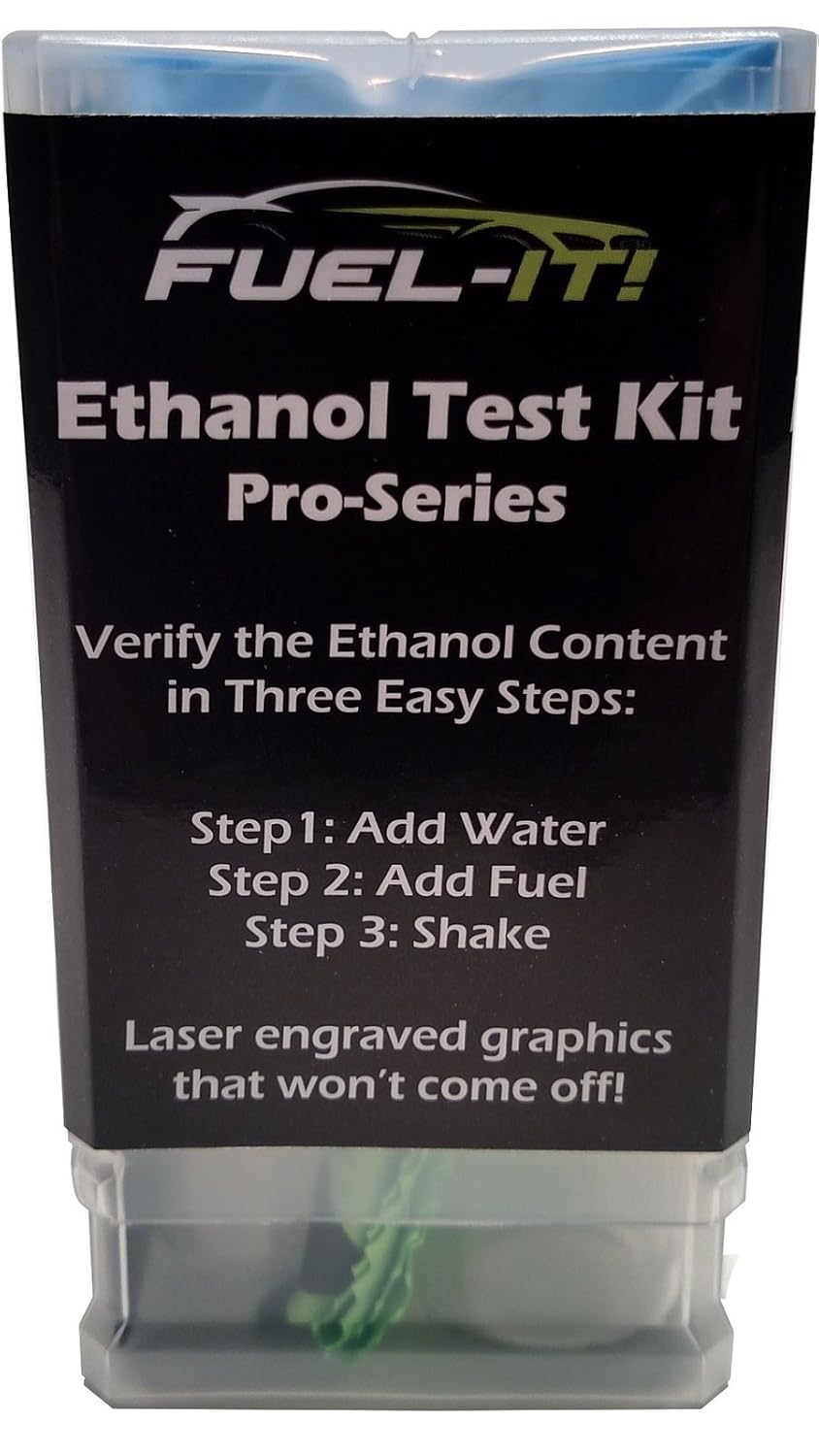FuelIt! ProSeries Ethanol Test Kit 2 Reusable Testers Ethanol, E85, Gasoline, Race Gas