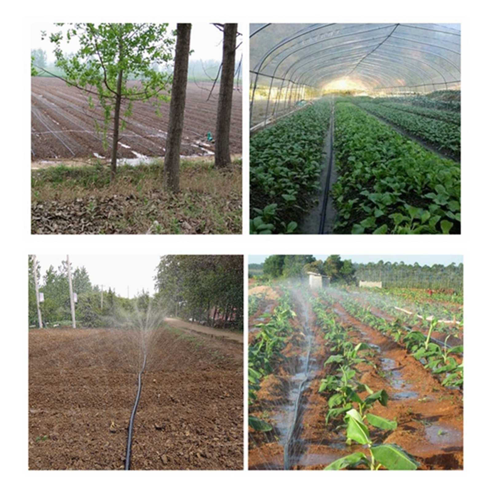 Gota de riego de jardinería 5 piezas/lote 3/4 "-3 pulgada a 25-90 mm Conector de irrigación agrícola de la tubería de la tubería del goteo de goteo del goteo del goteo del goteo del goteo