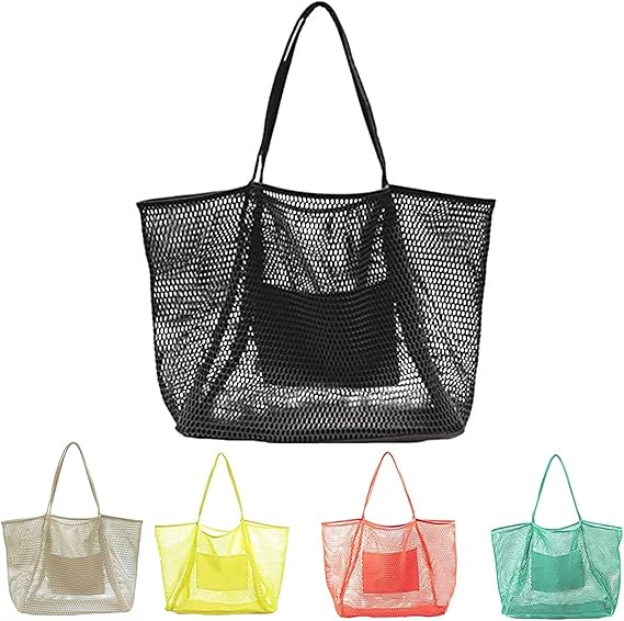 Amazon トートバッグ メッショ バッグ レディース ビーチバッグ 軽量 プールバッグ おしゃれ 大容量 折り畳み可能 ビーチ 水泳 ジム スパ 温泉 旅行 エコバッグ 収納力 Sxosyo スーツケース トラベルバッグ