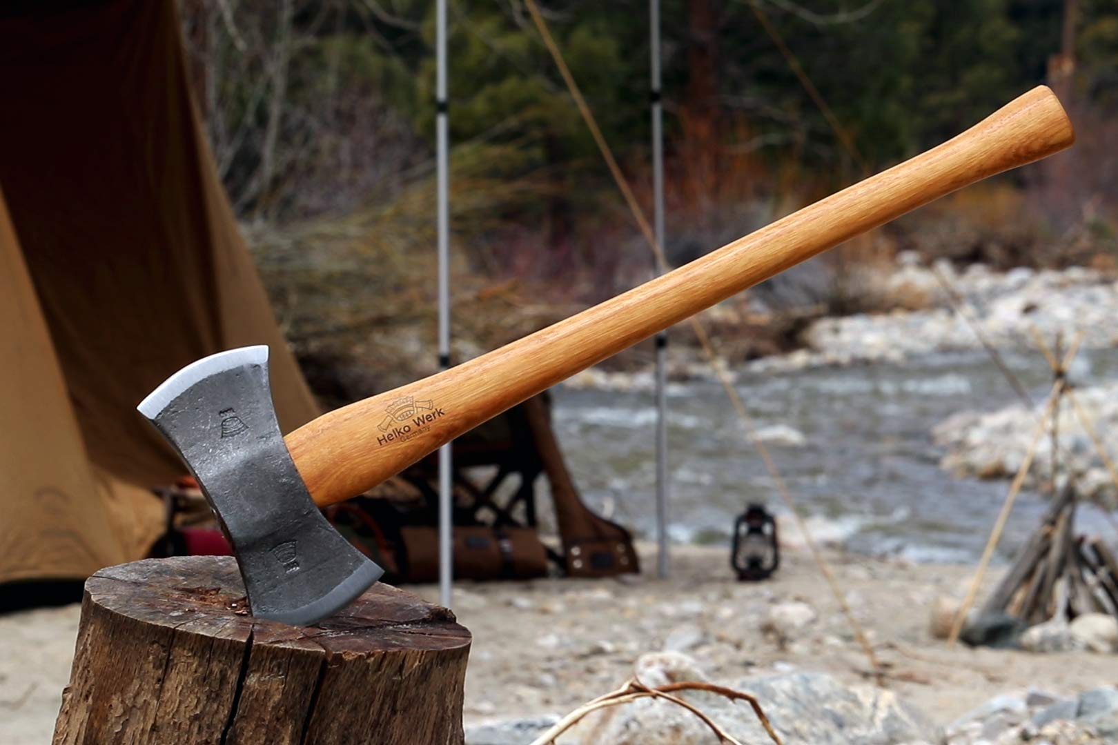 1844 Helko Werk Traditional Hinterland Double Bit Axe Double Edge Axe