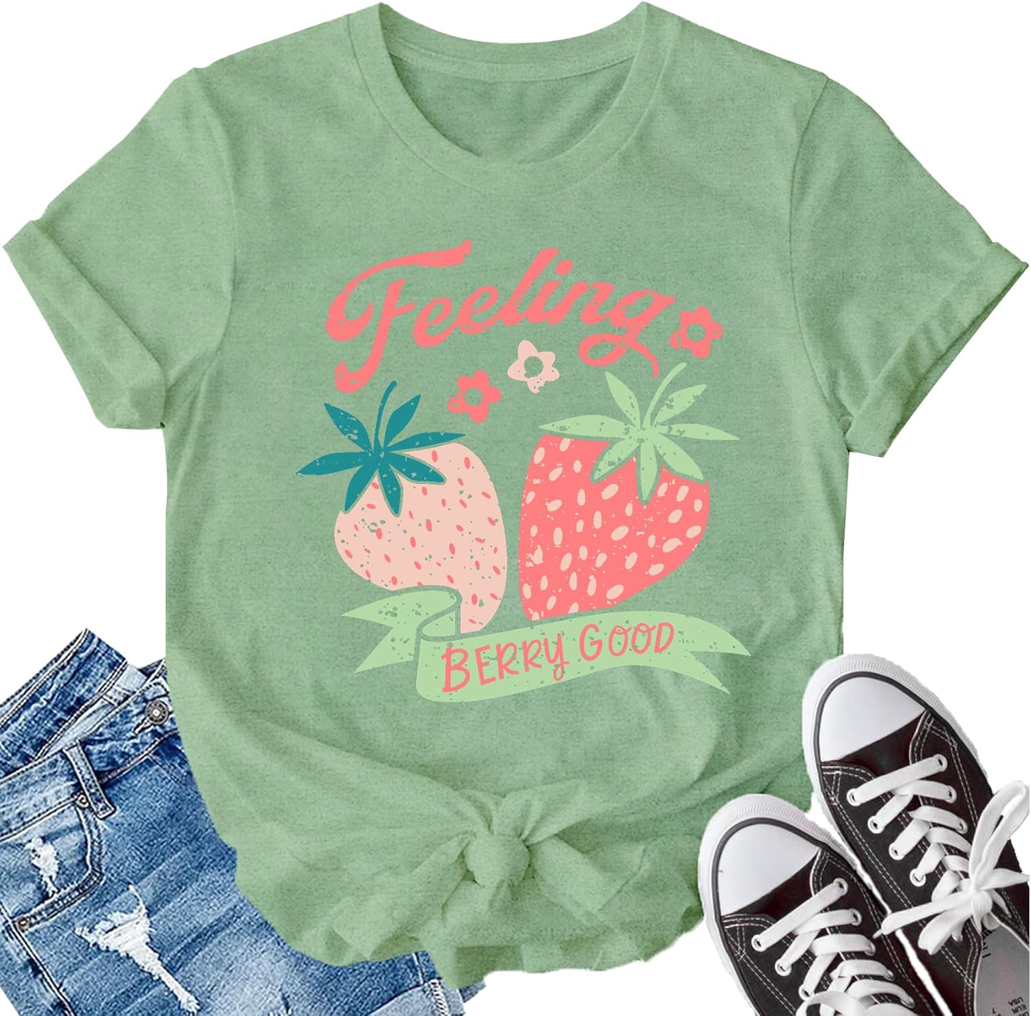 LBP Strawberry Shirt Womens Cute Fruit T-Shirt Girls Jamaica Ubuy
