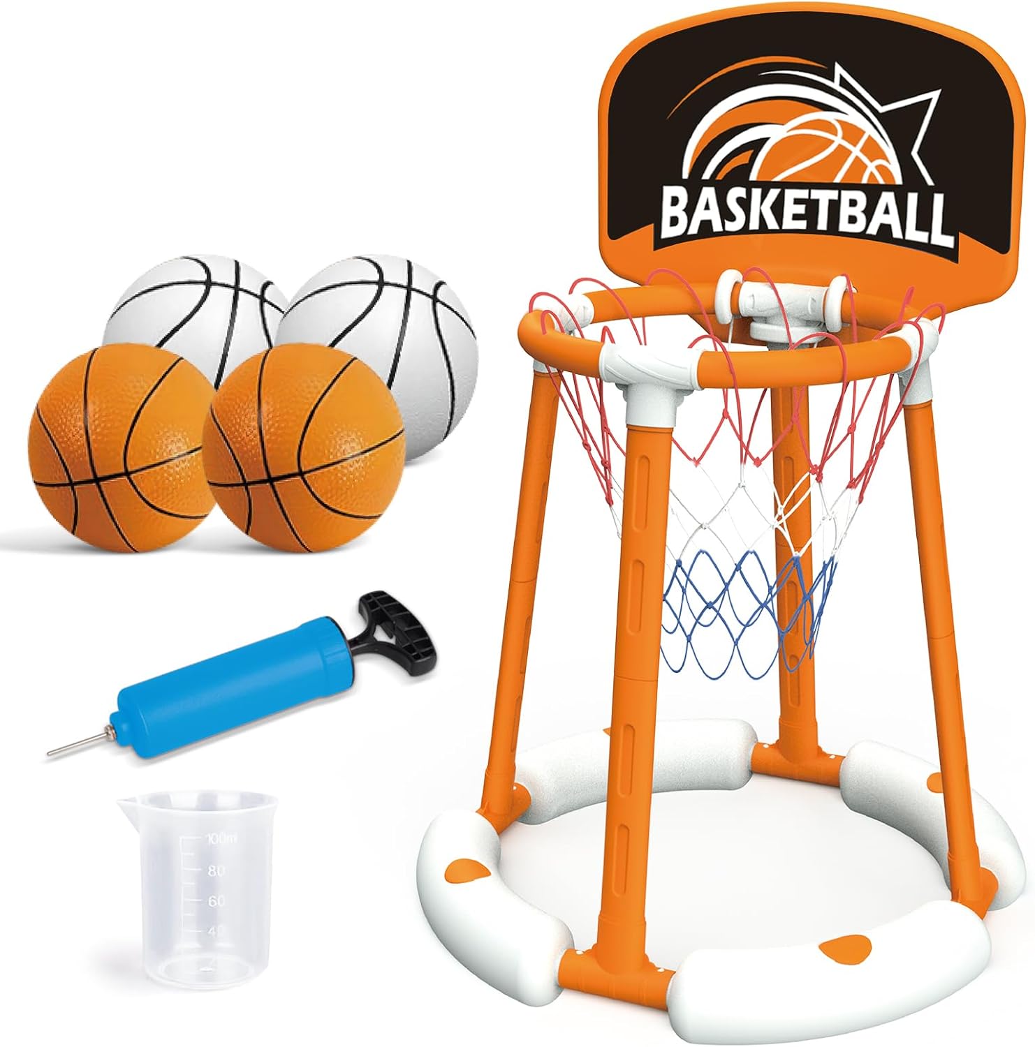 Pool Basketball Hoop Set for Pool with Backboard, Ghana Ubuy