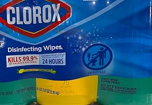 Clorox Crisp Lemon with Fresh Scent Disinfecting Wipes 2 Count