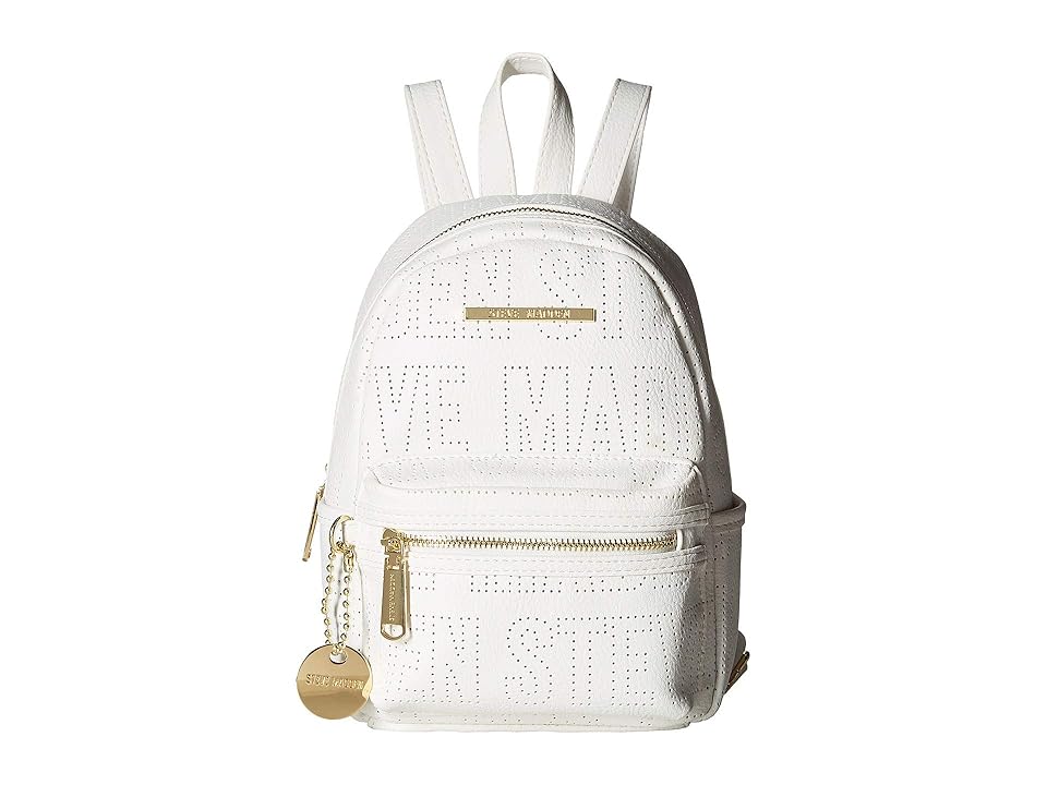 

Steve Madden Bbailey Perf Logo (White) Backpack Bags