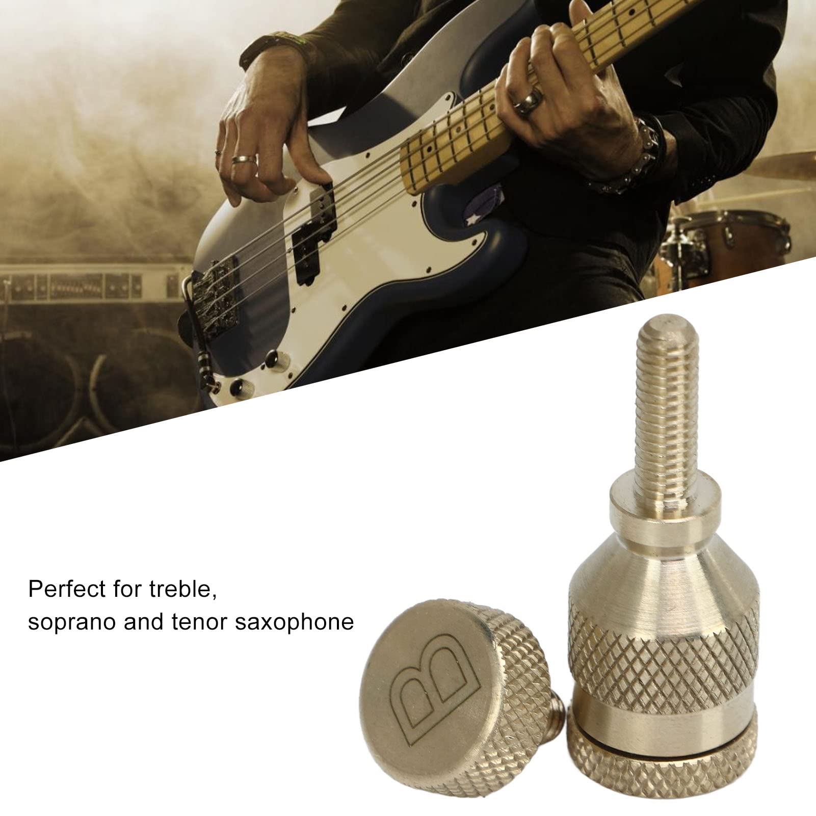 2 Pièces 4mm Saxophone Métal Vis Courbé Sax Cou Vis de Serrage Saxophone Pièces de Rechange Accessoires D'instruments de Musique