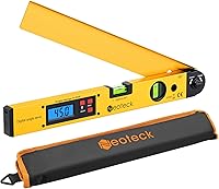 Vista 1 de Neoteck 225 ° 16 pulgadas Buscador de ángulo digital transportador de aluminio con retroiluminación LCD Herramienta de medición de ángulo digital