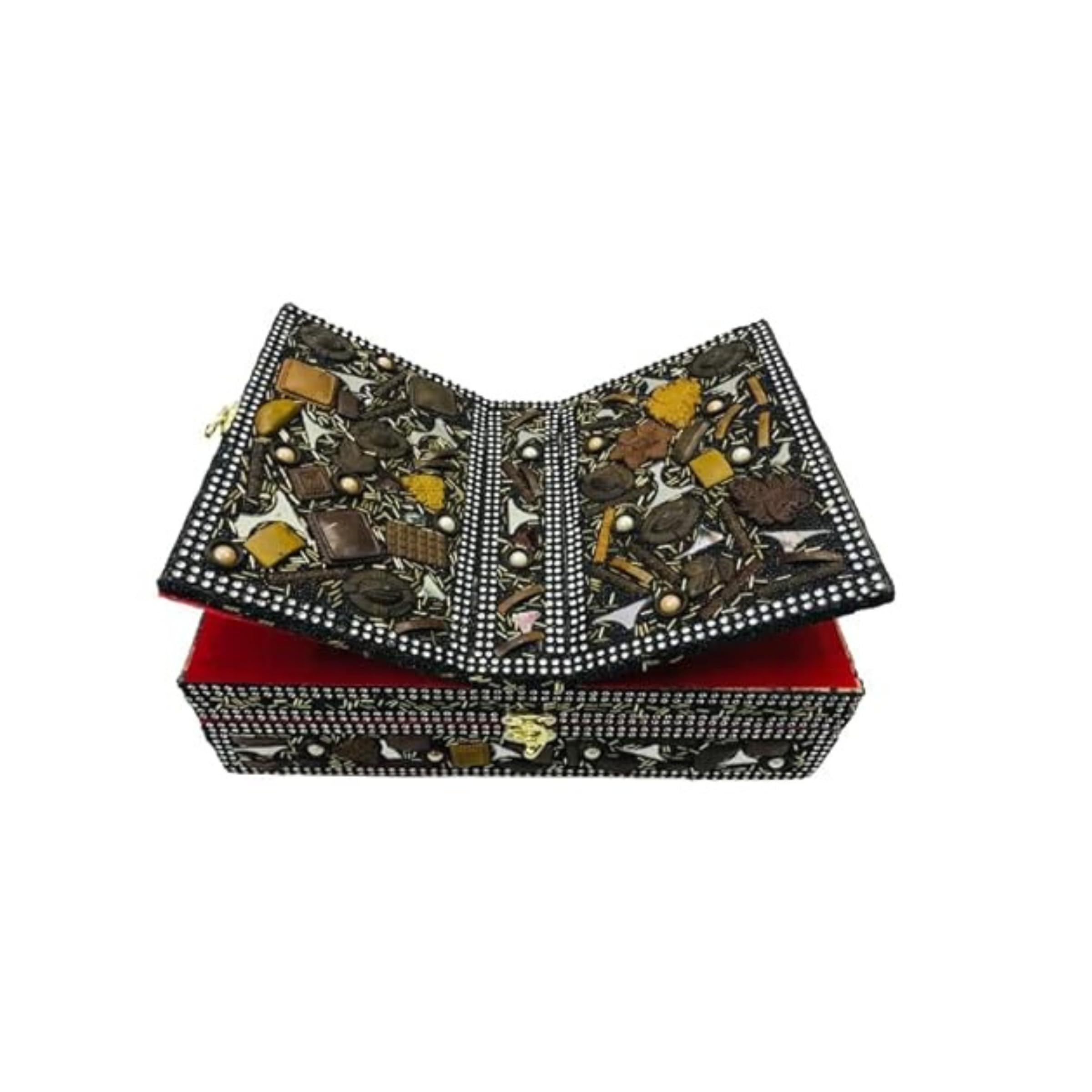 Wooden Inlay Holy Box for Geeta Stand | Handmade, Foldable, For Reading, Holy Books Stand-image-26