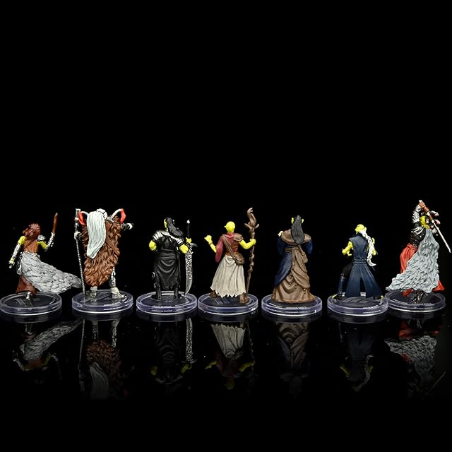 Foto 6 de 8 de Dungeons & Dragons D&D Icons of The Realms: Githyanki Warband - Juego de 7 Figuras prepintadas, miniaturas RPG