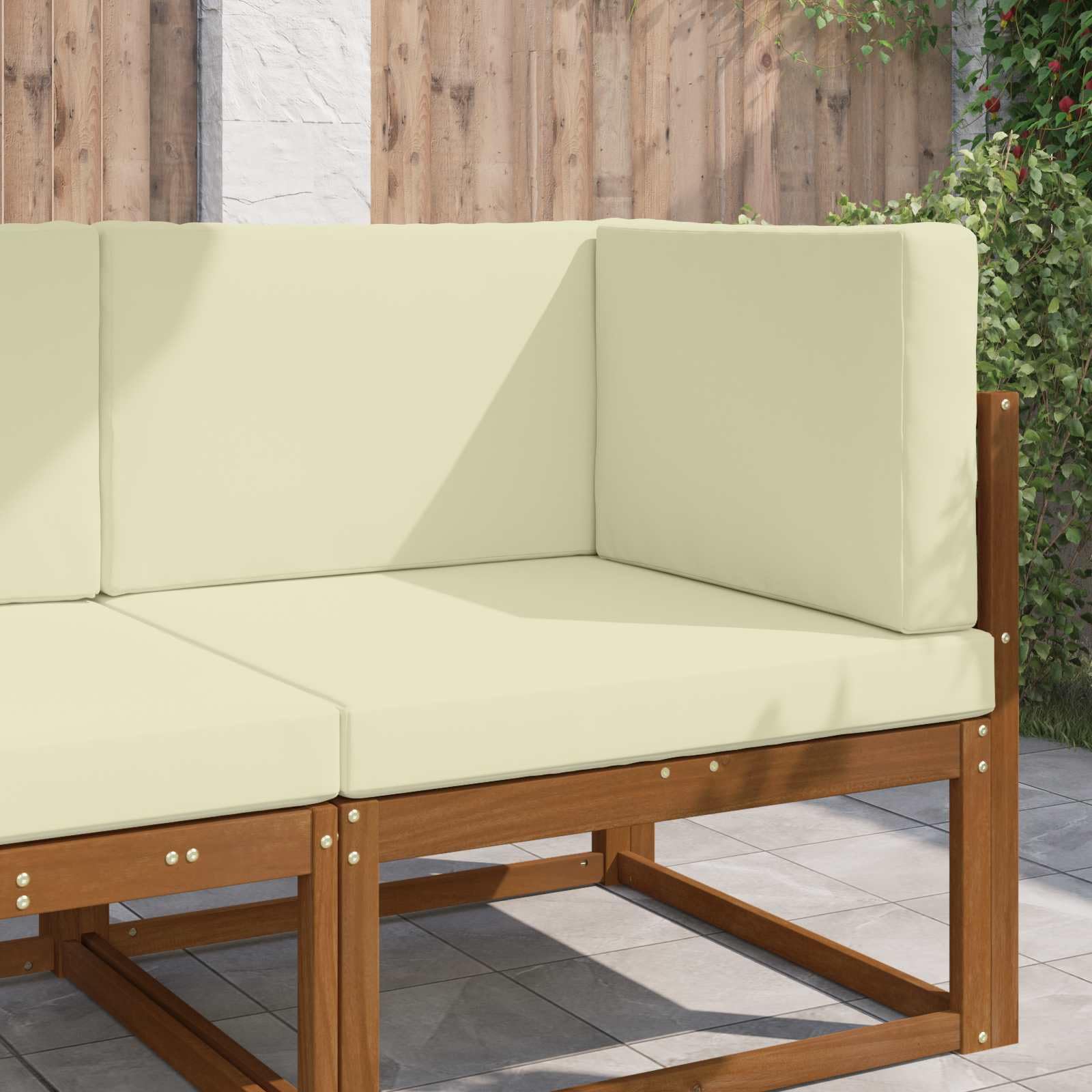 Coussins de canapé extérieur imperméables et ergonomiques en polyester