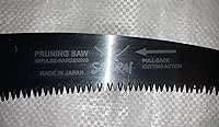 Vista 4 de Kanzawa Samurai Ichigeki - Sierra de podar 12.992 in C-330-LH con agarre Ergo (naranja) con vaina, fabricada en Japón