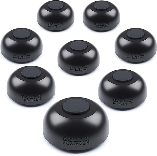 Sound Addicted s-Pods - Pies de aislamiento para altavoces y monitor de estudio (juego de 8 unidades) disponible en Yaxa Colombia