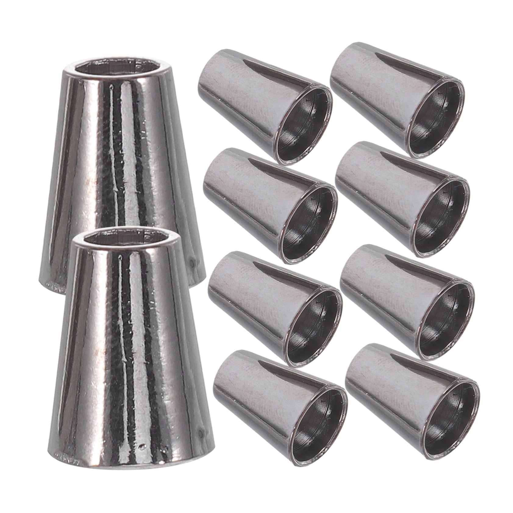 AUTSUPPL 50pcs Cord End Caps Replacement Parts for String End Column Fashionable Design for Apparel and Bags