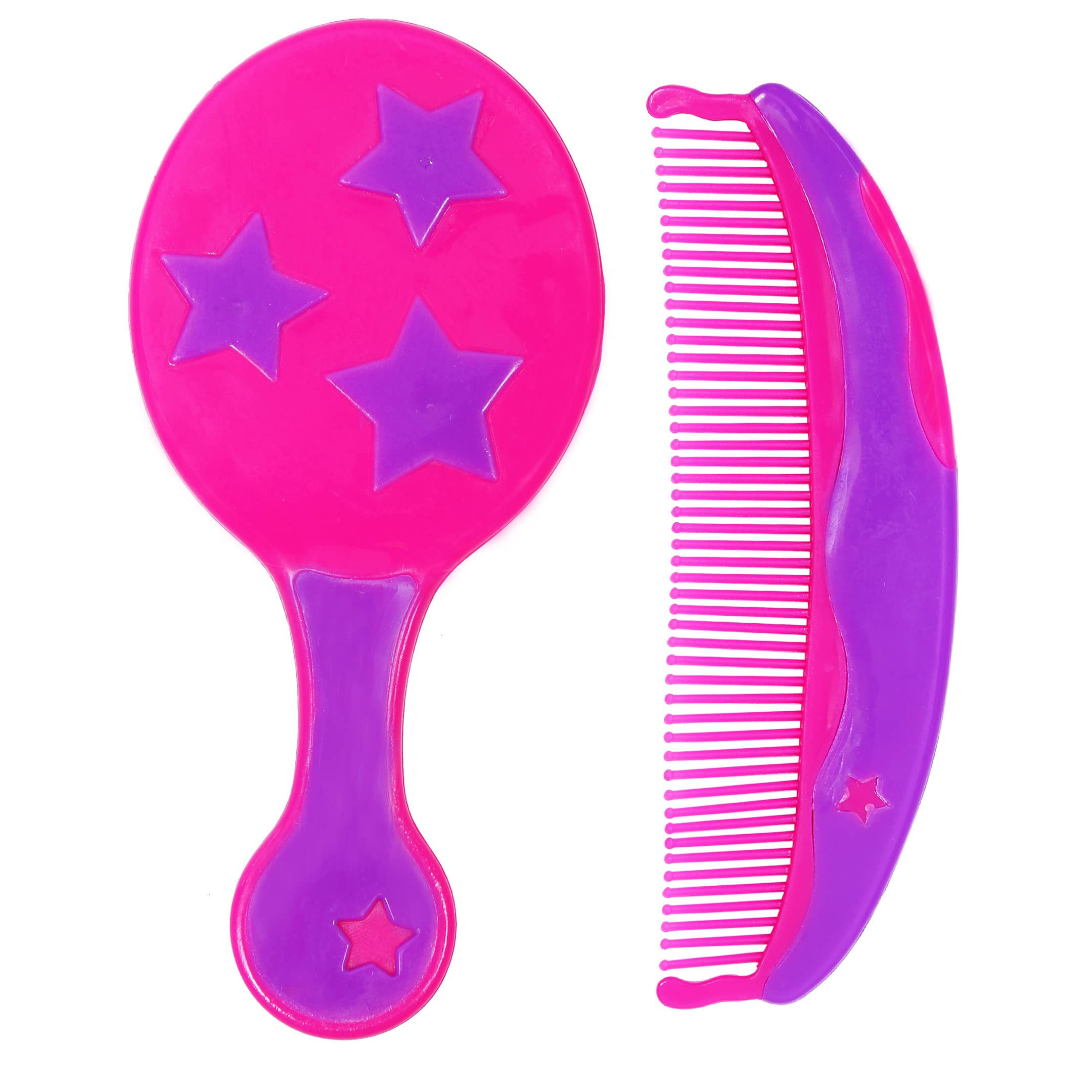 1st Step Baby Comb and Brush Set/Grooming Set with Soft Bristles (Pink)-picture-16