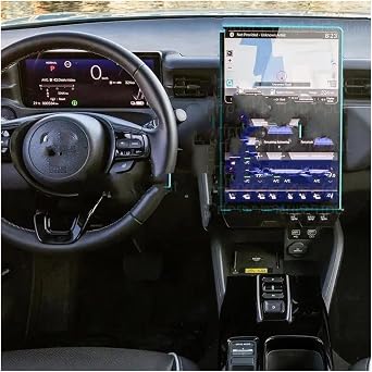 GPS Transparent Screen Protector For E.Ny1 2023 2024 15.1 Inch Car Infotainment GPS Navigation Display Protector Tempered Glass Screen Protector