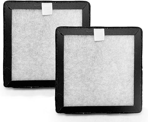 Nispira Filtro de repuesto de carbón activado 2 en 1 para purificador de aire compacto de escritorio Potulas, 2 paquetes