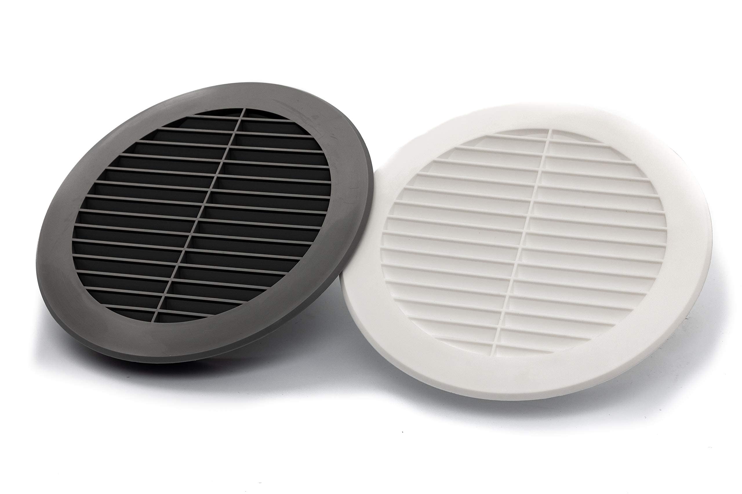 Buy Vent Systems 6'' Inch Grey Soffit Vent Cover Round Air Vent