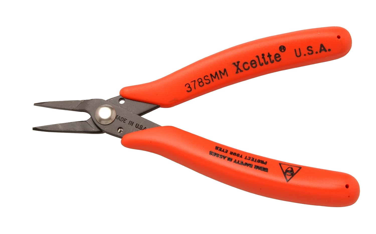 Xcelite 378SMM Long Reach Electronic Plier with Smooth Jaws, 11/4" Jaw