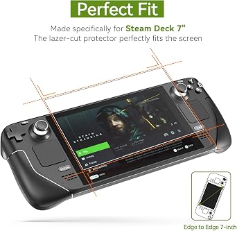 ivoler Ultra HD Clear Screen Protector for Steam Deck OLED/LCD 2-Pack