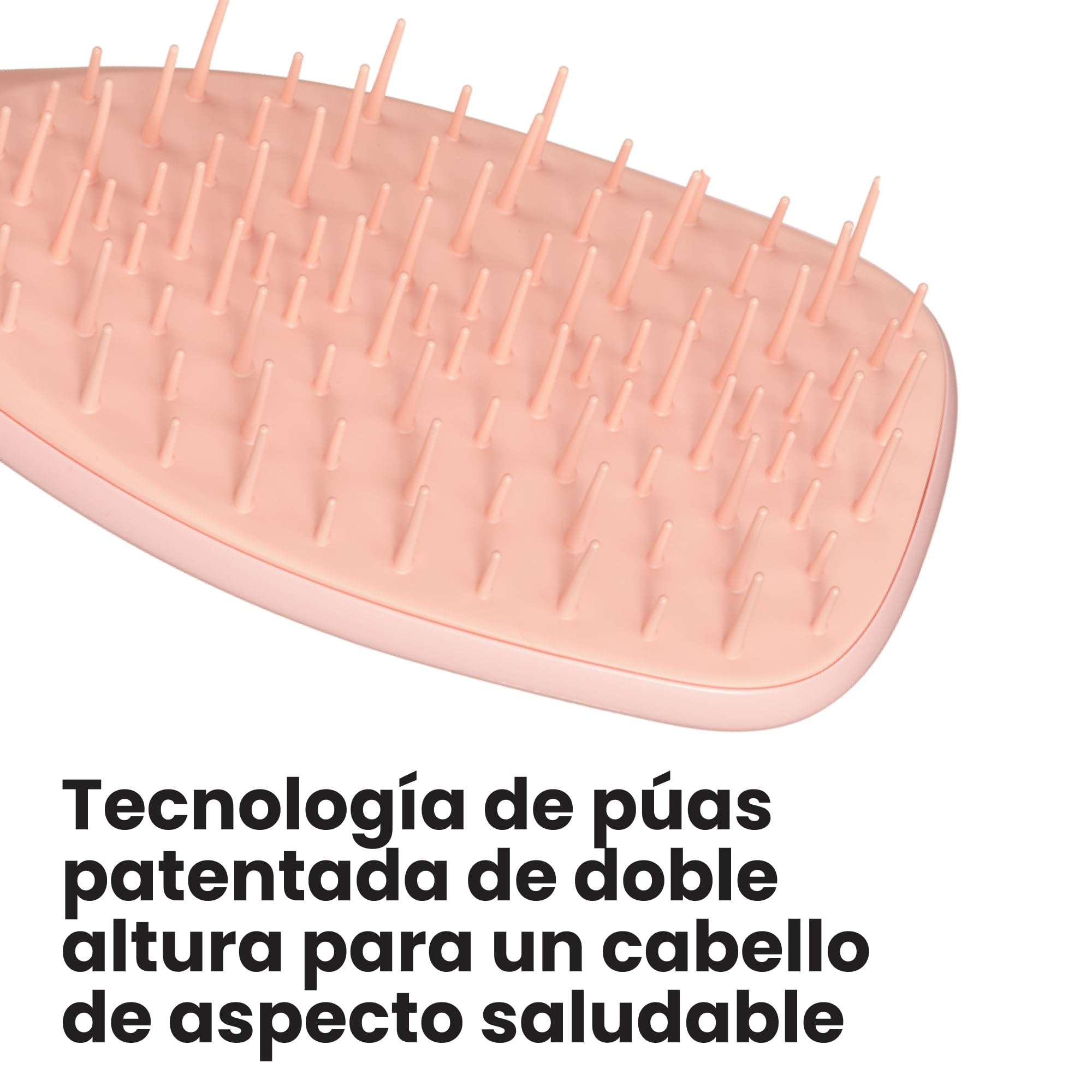 Tangle Teezer Extra Gentle Ultimate Detangler Hairbrush - Cepillo Desenredante Delicado para Pelo Seco y Mojado - Púas de Separación Amplia para un Desenredado Suave - Menos Caída y Rotura - Azafrán