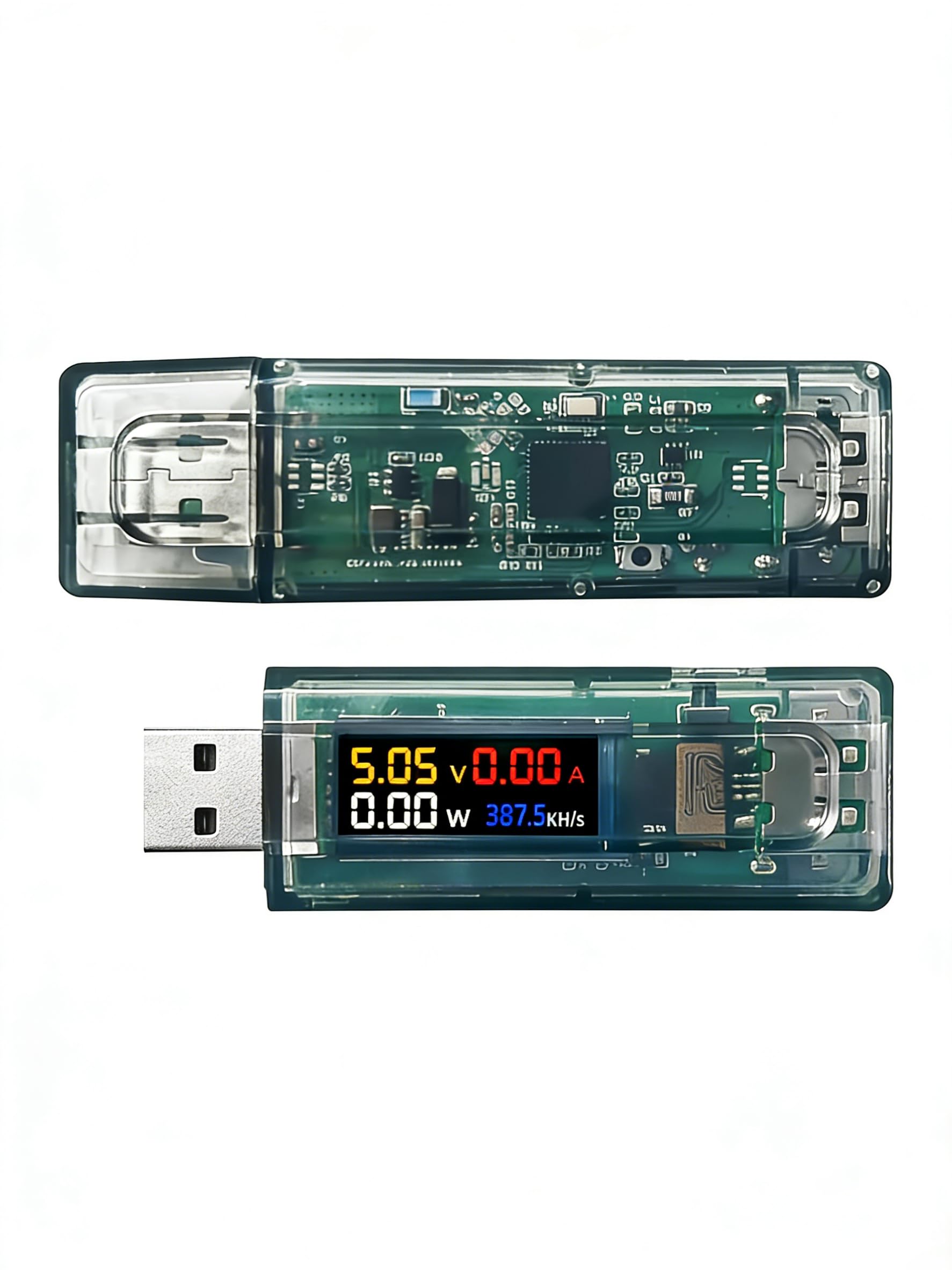 Heltec Bitcoin Miner - One Shot Solo Lottery Miner with 387.5 KH/s Hash Rate, ESP32-S3 USB Plug & Play Crypto Miner Machine with TFT-LCD, Low Power, WiFi, Real-Time Monitoring & Ammeter