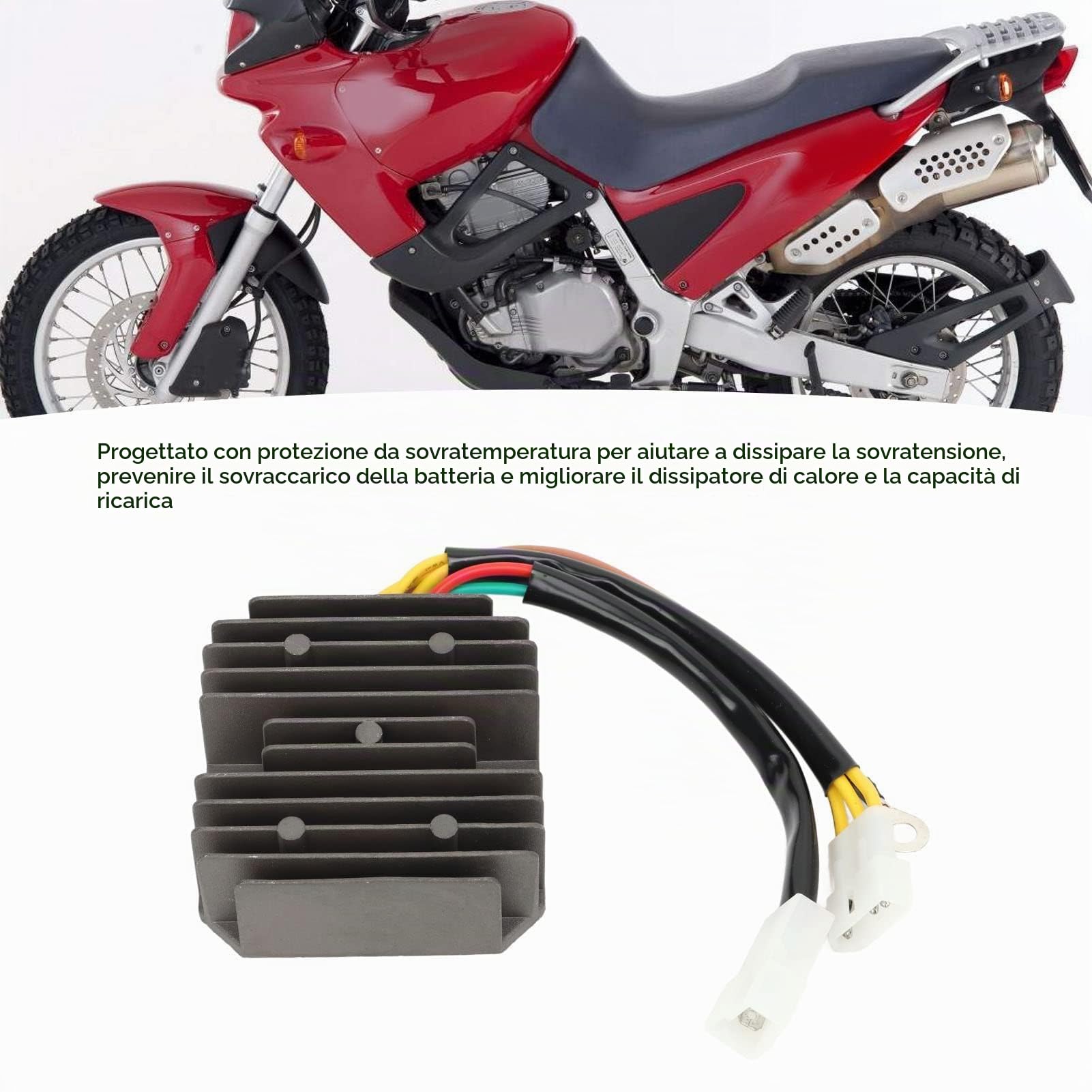 Raddrizzatore Regolatore di Tensione per F650 1993‑1998, Regolatore di Tensione Elettrica 12V per Moto