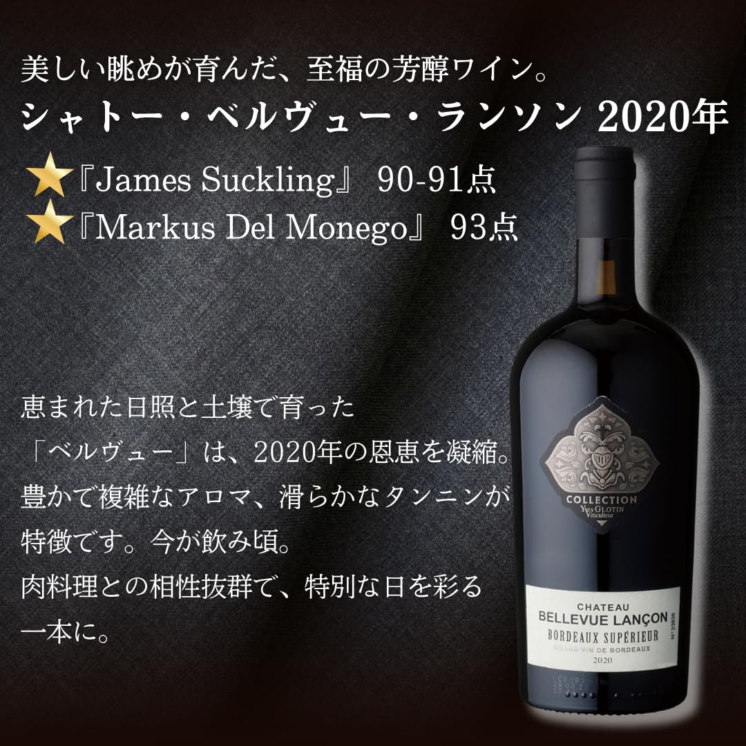 Amazon.co.jp: 【ワイン評価誌90点以上＆金賞】限定生産 ボルドー