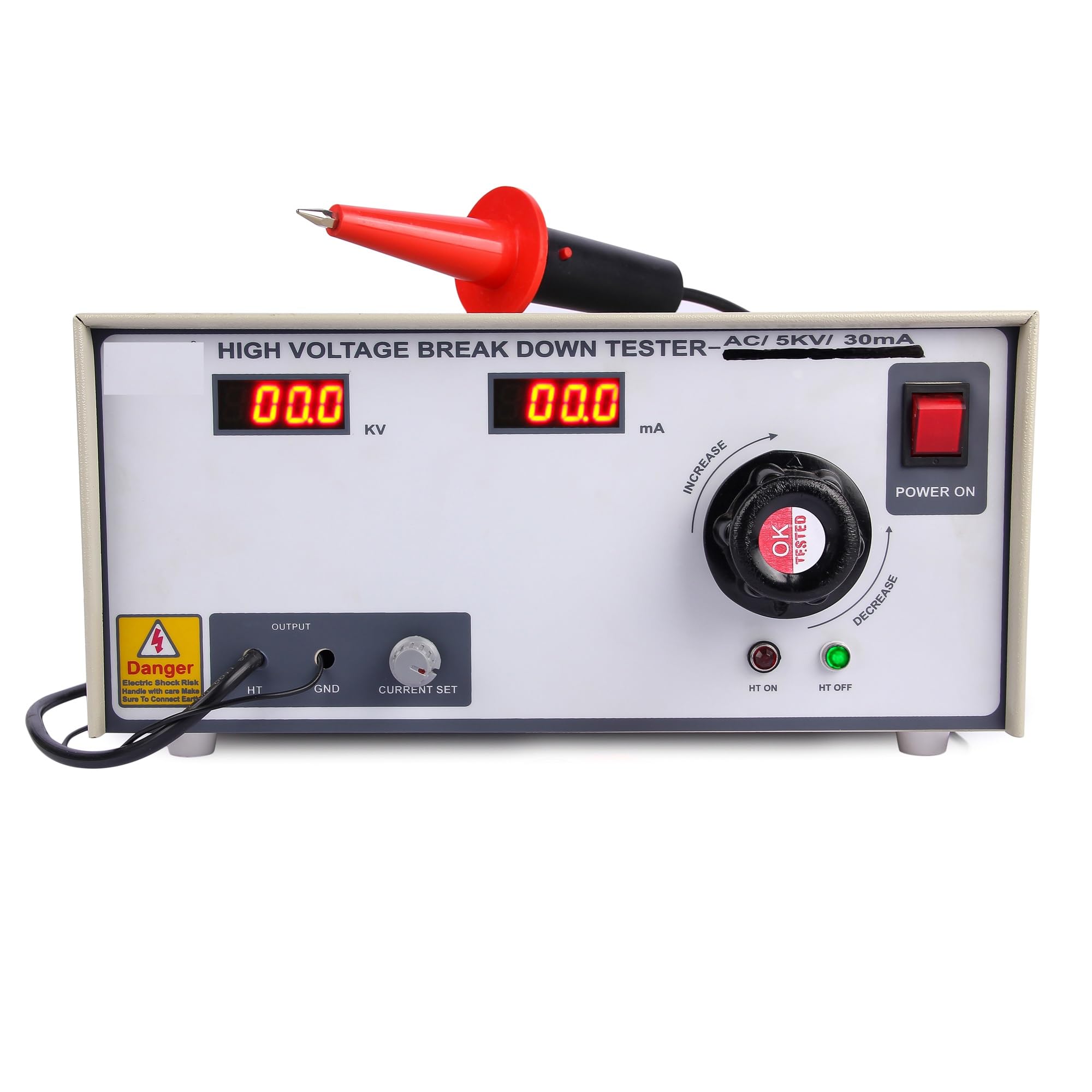 TMTS High Voltage Breakdown Tester TMHVA 0330 | Precision Hi-Pot Insulation Resistance Tester | Insulation Resistance Analyzer | Electrical Safety Testing Equipment for Industrial and Commercial Use (B0D1QXBW2N) Amazon Price History, Amazon Price Tracker