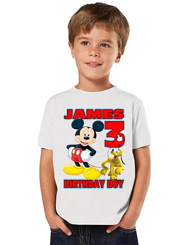 Mickey Mouse Birthday Shirt, Mickey 