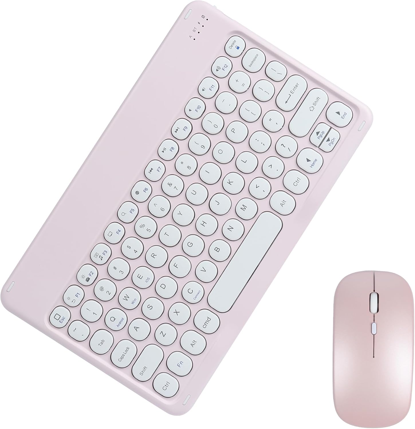 Bluetooth Keyboard and Mouse Combo Travel Rechargeable