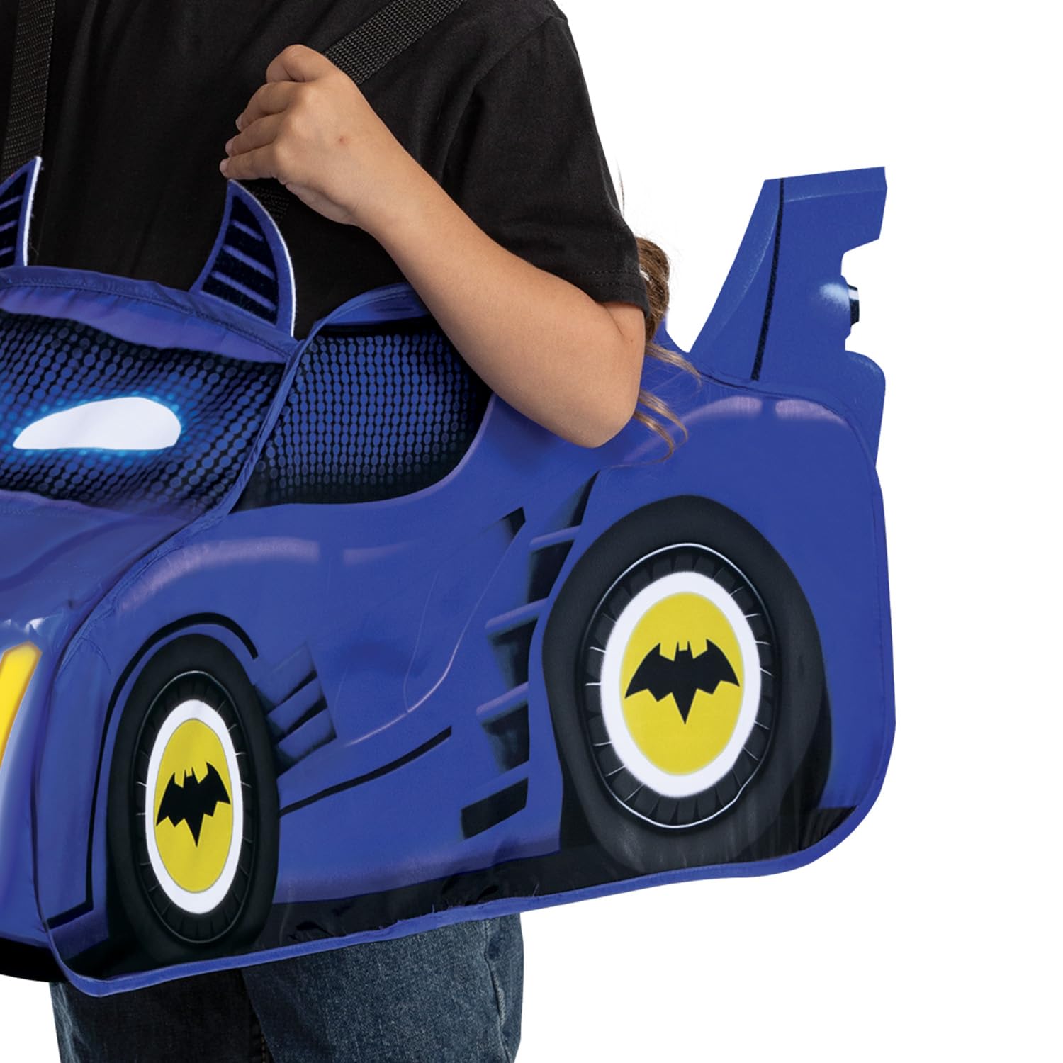 Disguise Bam Pop Out Costume, Official Batwheels Ride On Costume for Kids, One Size (Up to Size 6)