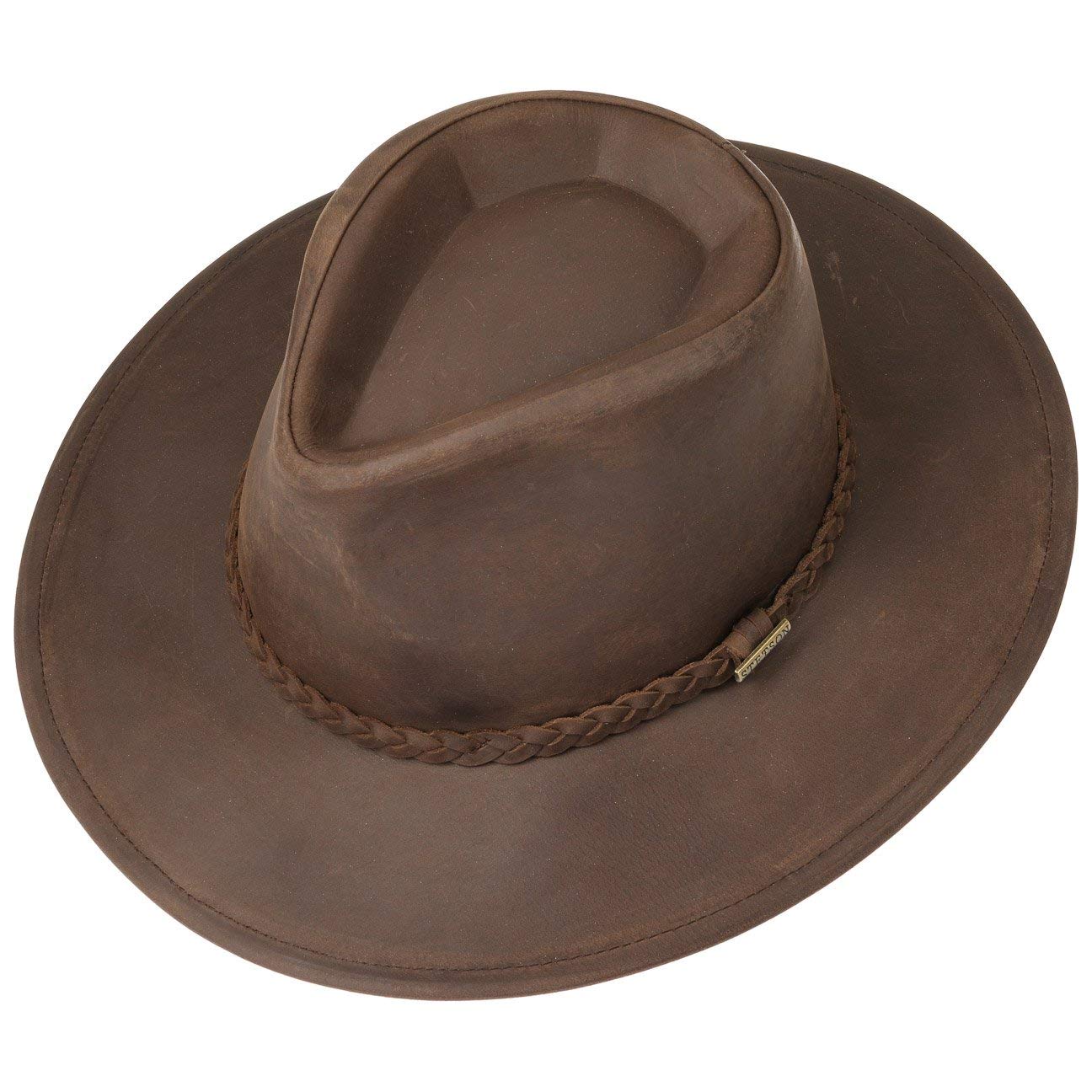 Stetson Western Buffalo Leather Sombrero de Cowboy Banda de Piel Unisex Todo el ano