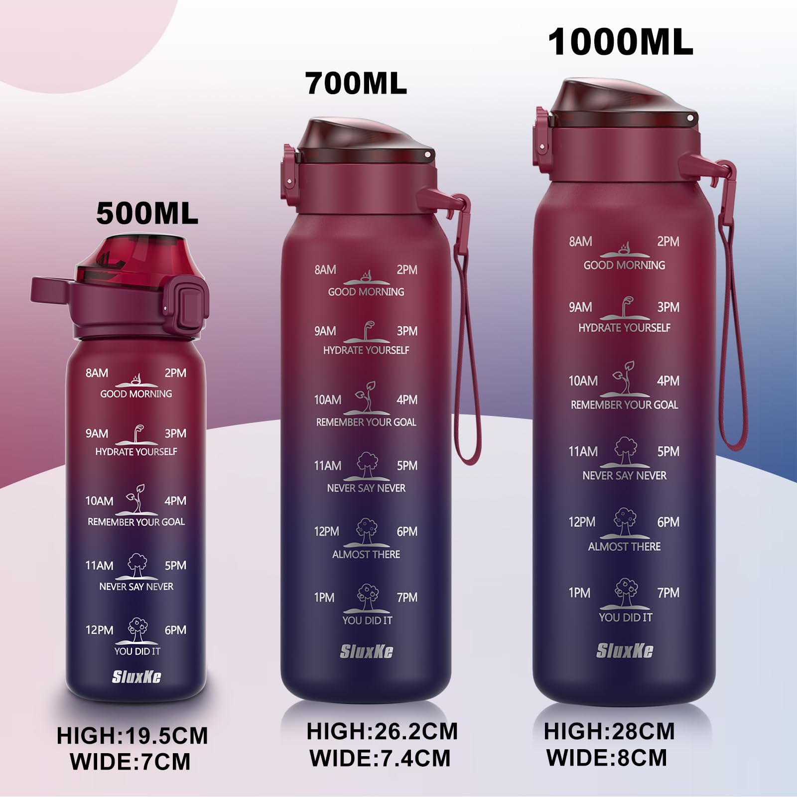 SANDJEST Bicchiere Termico Da Viaggio 1,18L Con Manico E Fiocco – Acciaio Inox Isolato, Coperchio Con Cannuccia Scorrevole, Regalo Per Ragazze E Donne - 3