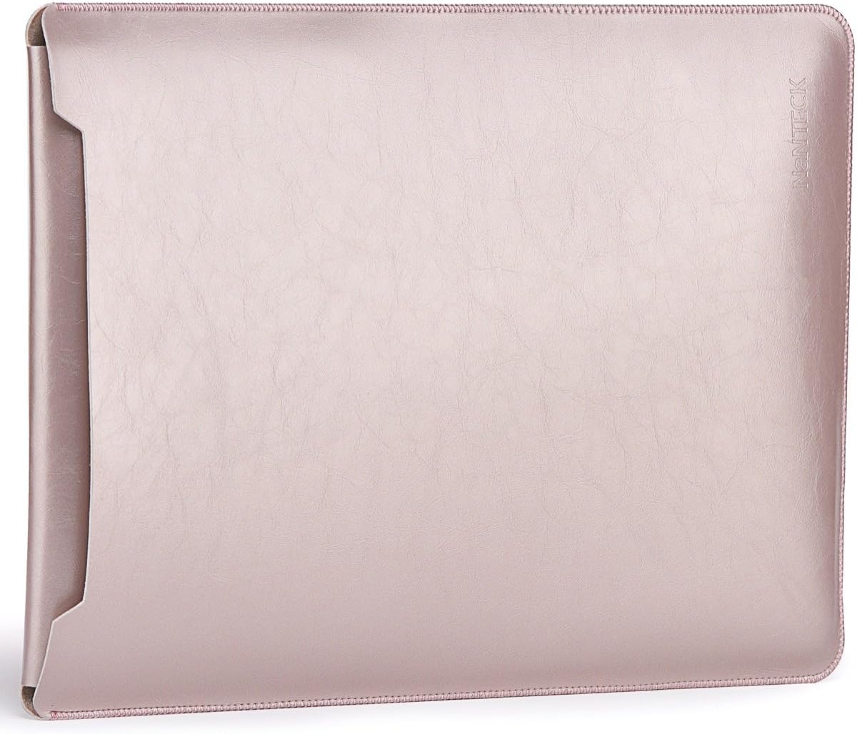 NaNTECK 13 Inch Laptop Bag Case Cover Sleeve Ultrabook Netbook Carrying Case Exclusive for 13 Inch MacBook Pro MakBook Air,Rose Gold