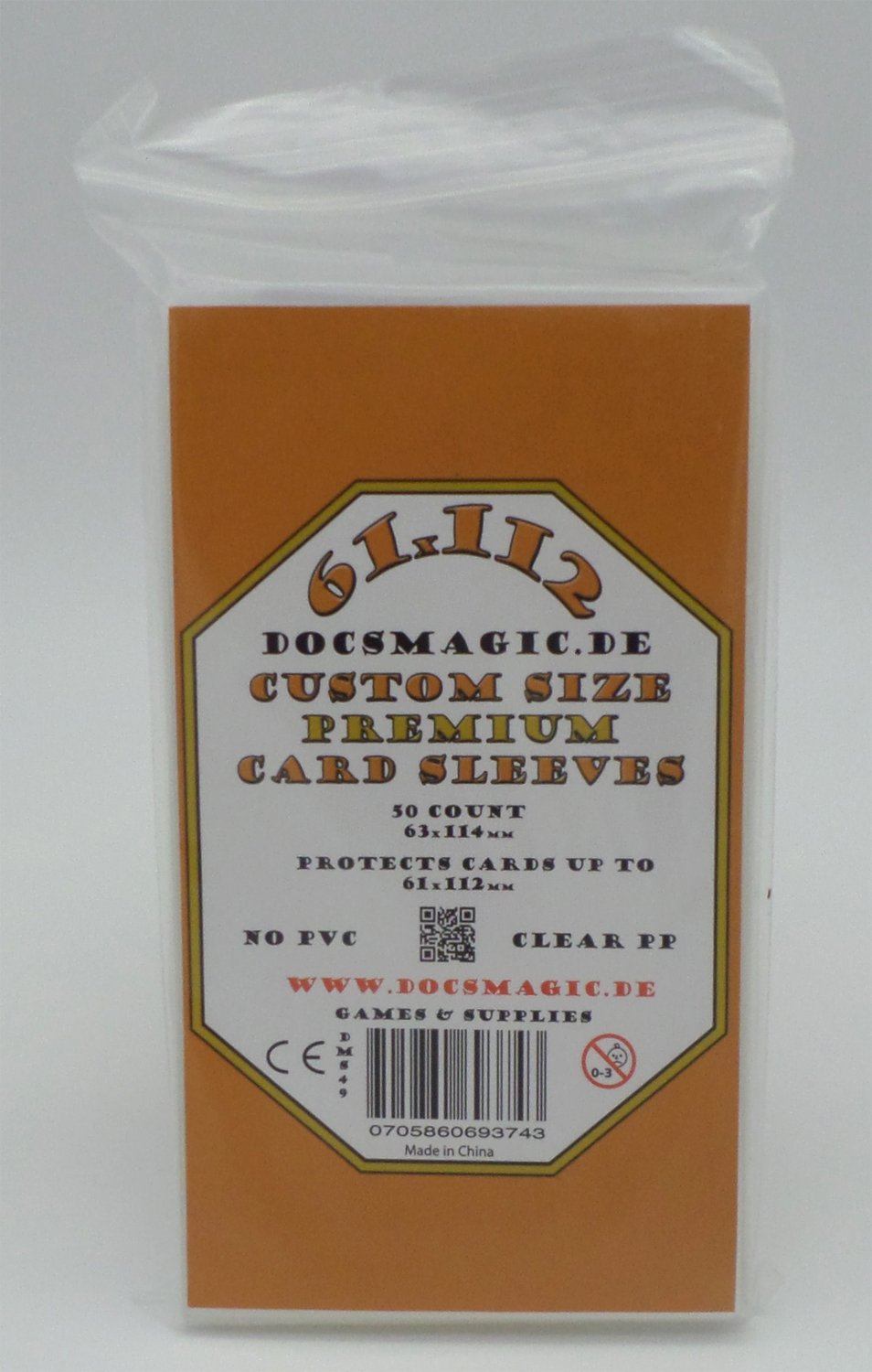 docsmagic.de 50 Premium French Tarot Board Game Sleeves - 61 x 112-63 x 114