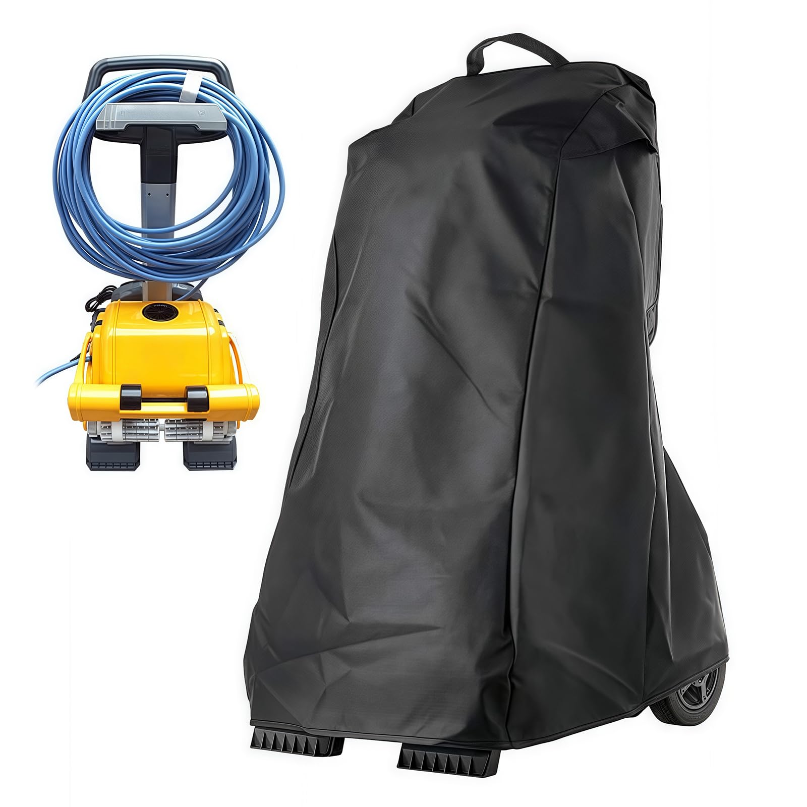 SUNOYA Cubierta para robot limpiador de piscinas Dolphin, cubierta de limpiador de piscinas, cubierta para robot de piscina, funda protectora para robot limpiador de piscinas, funda protectora